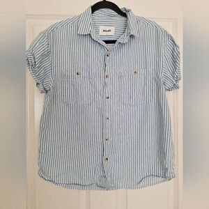 Rolla's cotton button‎ down shirt size S